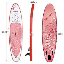 Load image into Gallery viewer, FBSPORT 10'6'' Premium Inflatable Stand Up Paddle Board, Yoga Board with Durable SUP Accessories & Carry Bag | Wide Stance, Surf Control, Non-Slip Deck, Leash, Paddle and Pump for Youth & Adult