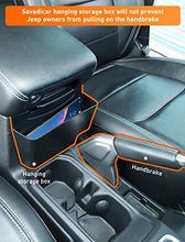 Load image into Gallery viewer, Savadicar JL & JT Center Console Hanging Storage Box, Armrest ABS Organizer for 2018 2019 2020 2021 2022-Current Jeep Wrangler JL JLU & Gladiator JT, Interior Accessories, Black
