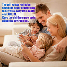 Load image into Gallery viewer, WiFi Router Cover EMF Radiation Shielding Cover, RF Blocking Wireless Router Shielding Guard, Blocks 5G Radiation Protective Cover (13.7‘’ x 15.7‘’)