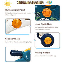 Load image into Gallery viewer, BABY JOY Sit-to-Stand Walker, 3 in 1 Baby Walker, Ride on Car, Game Panel, Kids Multifunctional Activity Center w/Lights, Music, Cute Toys, Educational Push Pull Learning Walker for Toddlers (Blue)