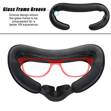 Load image into Gallery viewer, AMVR VR Facial Interface Bracket & PU Leather Foam Face Cover Pad Replacement & Anti-Leakage Nose Pad & Protective Lens Cover Comfort 5In1 Set Accessories for Oculus Quest 1 ( Not Fit Quest 2 )