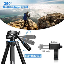 Load image into Gallery viewer, 72-inch Camera Tripod, UBeesize Portable Aluminum Alloy Tripod & Monopod with Wireless Remote Shutter, Professional Travel Video Tripods with Carry Bag & Phone Holder for DSLR Cameras, Cell Phones.