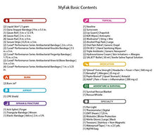 Load image into Gallery viewer, My Medic MyFak First Aid Kit - Water Resistant Bag, Bandages, Burn Aids, CPR Shield, Survival First Aid Kit, Airway, Tourniquet, Stainless Steel Instruments - Basic - Orange