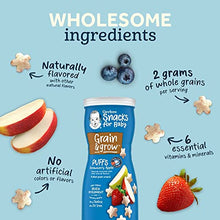 Load image into Gallery viewer, Gerber Baby Snacks Puffs Variety Pack, Banana & Strawberry Apple, 1.48 Ounce (Pack of 8)