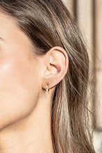 Load image into Gallery viewer, MYEARS Women Gold Stud Earrings 14K Gold Filled Small Boho Minimalist Simple Delicate Hypoallergenic Geometric Jewelry Gift (Phoenix Symmetrical)