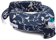 Load image into Gallery viewer, My Brest Friend Original Nursing Posture Pillow, Navy Bluebells, Regular