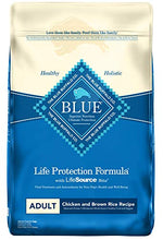 Load image into Gallery viewer, Blue Buffalo Life Protection Formula Adult Dog Food – Natural Dry Dog Food for Adult Dogs – Chicken and Brown Rice – 30 lb. Bag
