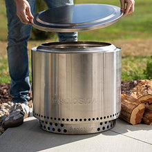 Load image into Gallery viewer, Solo Stove Bonfire Lid 304 Stainless Steel Bonfire Fire Pit Accessories for Outdoor Fire Pits and Camping Accessories