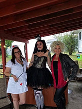 Load image into Gallery viewer, Bridesmay Black Tutu Skirt for Women 50s Vintage Ballet Bubble Dance Skirts for Halloween Cosplay Party Black L