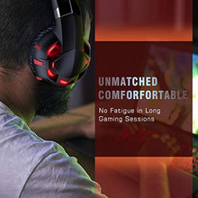 Load image into Gallery viewer, RUNMUS Gaming Headset Xbox One Headset with 7.1 Surround Sound, PS4 Headset with Noise Canceling Mic & LED Light, Compatible with PC, PS4, Xbox One Controller(Adapter Not Included)