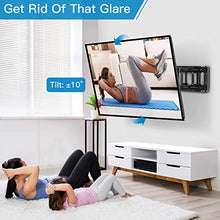 Load image into Gallery viewer, TV Wall Mount Full Motion Bracket for Most 37-75 Inch LED LCD OLED 4K Flat Curved TV Swivel Dual Articulating Arms Extension Rotation Tilt Max VESA 600×400 Supports TV up to 132lbs