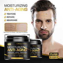 Load image into Gallery viewer, Men's Face Cream Moisturizer - Anti-Aging Cream For Men, Collagen, Retinol & Hyaluronic Acid - Day & Night - Made in USA - Anti Wrinkle 1.7 oz