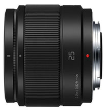 Load image into Gallery viewer, Panasonic Lumix G Lens, 25mm, F1.7 ASPH, Mirrorless Micro Four Thirds, H-H025K (USA Black)