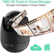 Load image into Gallery viewer, Dog Camera-1080P FHD Pet Camera with Phone App, Pan/Tilt/ Zoom Puppy Camera with 2-Way Audio, AI Human Detection, Night Vision Cloud Storage / TF Card Work with Alexa Wireless Security Camera for Home