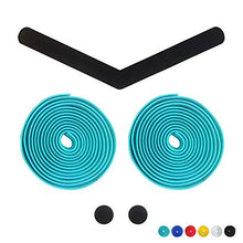 Load image into Gallery viewer, Alien Pros Bike Handlebar Tape EVA (Set of 2) Bianchi Green - Enhance Your Bike Grip with These Bicycle Handle bar Tape - Wrap Your Bike for an Awesome Comfortable Ride (Set of 2, Green)