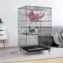 Load image into Gallery viewer, Luxury 3-Tier Kitten Cat Ferret Cage Playpen Portable Out of Big Cat Cage Cat Litter Folding Pet Cat Cage Playpen Kitten Cat Ferret Cage Portable Cat Home Fold Pet Cat Cage Playpen