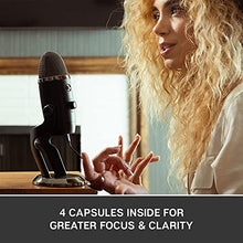 Load image into Gallery viewer, Blue Yeti X Professional Condenser USB Microphone with High-Res Metering, LED Lighting & Blue VO!CE effects for Gaming, Streaming & Podcasting on PC & Mac