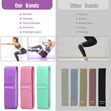 Load image into Gallery viewer, FITFORT Resistance Bands for Legs and Butt Exercise Bands - Non Slip Elastic Booty Bands, 3 Levels Workout Bands Women Sports Fitness Band for Squat Glute Hip Training