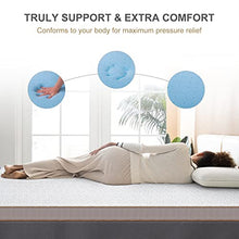 Load image into Gallery viewer, BedStory 3 Inch Memory Foam Mattress Topper, Cooling Gel Infused Toppers for Twin Size Bed, Premium Mattress Pad with Removable Soft Cover, 2-Layer Ventilated Design & High-Density Memory Foam