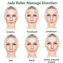 Load image into Gallery viewer, Jade Roller for Face - Facial Massage Tool for Anti Aging Wrinkles and Skin Rejuvenate -100% Natural Jade Stone for Face Eyes (Jade Roller-1pcs)