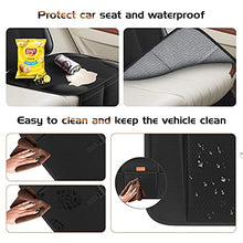 Load image into Gallery viewer, Smart eLf Car Seat Protector + Backseat Car Organizer Kick Mat, Large & Waterproof 600D Fabric Child Auto CarSeat Protectors Saver for Baby Sit with Storage Pockets for Leather and Fabric Car Seat