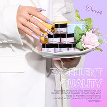 Load image into Gallery viewer, Beetles Acrylic Powder Nail Kit 6 Colors Grape Vine Purple Acrylic Nails Professional Powder Set Nail Extension Art Gifts for Women DIY at Home