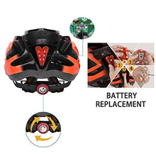 Load image into Gallery viewer, GASACIODS Bike Helmet, CPSC Certified Adjustable Lightweight Bicycle Helmets Specialized Cycling Helmet for Adult Men&Women Road and Mountain Bike with Detachable Visor&Rear LED Light