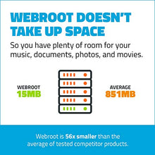Load image into Gallery viewer, Webroot Antivirus Software 2022 | Protection against Computer Virus, Malware, Phishing and more | 3-Device | 1-Year Subscription | Download