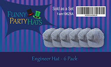 Load image into Gallery viewer, Train Engineer Hats - Train Conductor Costume Kids - 6 Pack Train Party Favors - Dress Up - Funny Party Hats