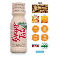 Load image into Gallery viewer, Ginger Time Ginger Shots - Ginger with Citrus & Honey | Non-GMO | No Preservatives or Artificial Flavors/Colors/Sweeteners | B Vitamins | No Need for Refrigeration (12 Pack)