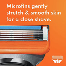 Load image into Gallery viewer, Gillette Fusion5 Razors for Men, 1 Gillette Razor, 4 Razor Blade Refills, Lubrastrip for a More Comfortable Shave