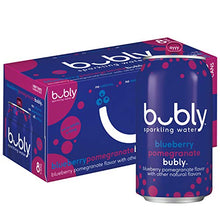 Load image into Gallery viewer, bubly Sparkling Water, Blueberry Pomegranate, 12 fl oz Cans (8 Pack)
