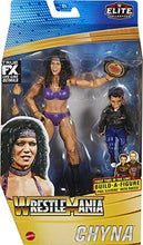 Load image into Gallery viewer, WWE Wrestlemania 37 Elite Collection Chyna Action Figure with Women’s Championship and Paul Ellering and Rocco BuildAFigure Pieces6 in Posable Collectible Gift for WWE Fans Ages 8 Years Old and Up
