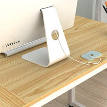 Load image into Gallery viewer, SHW Home Office 55"x60" Large L Shaped Corner Desk, Oak