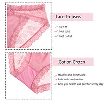 Load image into Gallery viewer, LEVAO Women Lace Underwear Sexy Breathable Hipster Panties Stretch Seamless Bikini Briefs 6 Pack