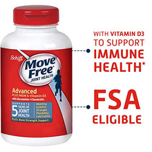 Load image into Gallery viewer, Move Free Advanced Glucosamine Chondroitin MSM Vitamin D3 and Hyaluronic Acid Joint Supplement, 80 Count