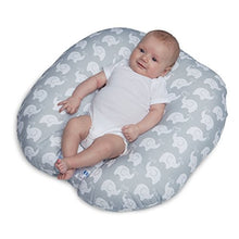 Load image into Gallery viewer, Boppy Original Newborn Lounger, Elephant Love Gray