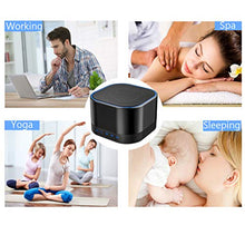 Load image into Gallery viewer, Magicteam Sound Machines White Noise Machine with 20 Non Looping Natural Soothing Sounds and Memory Function 32 Levels of Volume Powered by AC or USB and Sleep Sound Timer Therapy for Baby Kids Adults