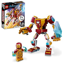 Load image into Gallery viewer, LEGO Marvel Iron Man Mech Armor 76203 Building Kit; Collectible Mech and Minifigure for Iron Man Fans Aged 7+ (130 Pieces)