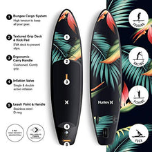 Load image into Gallery viewer, Hurley PhantomTour 10' 6" Stand Up Paddle Board with Hikeable Backpack, Air Pump, Adjustable Floating Paddle, Coiled Leash, Fin & Repair Kit (Paradise)