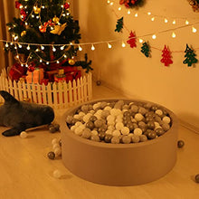 Load image into Gallery viewer, GOGOSO Ball Pit Balls - Plastic Play Pit Balls Crawl Balls with Color Grey, Light Grey, White for Baby Kids Playpen Pool, 2.2 Inch, 100 pcs