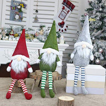 Load image into Gallery viewer, Christmas Decorations Home Decor Doll, Christmas Ornaments Plush Long Hat Forest Man Figurine Creative Xmas Santa Claus Faceless Doll Gifts
