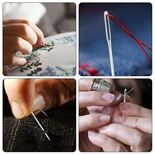 Load image into Gallery viewer, Large Eye Sewing Needles for Handsewing(9 Pcs), Sewing Sharp Needles, Stainless Steel Embroidery Thread Needle, Handmade Yarn Knitting Needles,Perfect for Finishing Off Crochet Projects