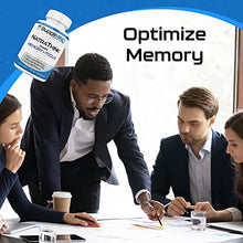 Load image into Gallery viewer, SuppliMind NatraThink - Memory + Focus Brain Support Pills, Focus Vitamins for Adults, Nutritional Memory Booster for Men and Women, with L-Glutamine and Ginkgo Biloba, 30-Day Supply