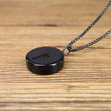 Load image into Gallery viewer, COAI Mens Womens Religious Jewelry Cross Rainbow Obsidian Stone Pendant Necklace
