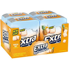 Load image into Gallery viewer, EXTRA Refreshers Tropical Mist Chewing Gum, 40 Pieces (Pack of 4)