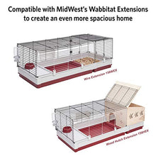 Load image into Gallery viewer, MidWest Homes for Pets 158 Wabbitat Deluxe Rabbit Home, Rabbit Cage, 39.5 L x 23.75 W x 19.75 H inch