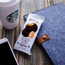 Load image into Gallery viewer, Justin's Organic Dark Chocolate Peanut Butter Cups, Rainforest Alliance Certified Cocoa, Gluten-free, Responsibly Sourced, 12 Packs of 2-Cups each