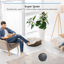 Load image into Gallery viewer, Sweeping Robot with Smart Sensor Protectio, Good for Pet Hair, Hard Floors,Carpets-A-Black
