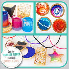 Load image into Gallery viewer, Resin Kit by Craft It Up! - Complete Starter Jewelry Making Resin Kit for Beginners - All Inclusive Craft Resin Starter Kit - Epoxy Resin Kit with Molds, Charms, Dyes & Dry Flowers Included - Gift Set